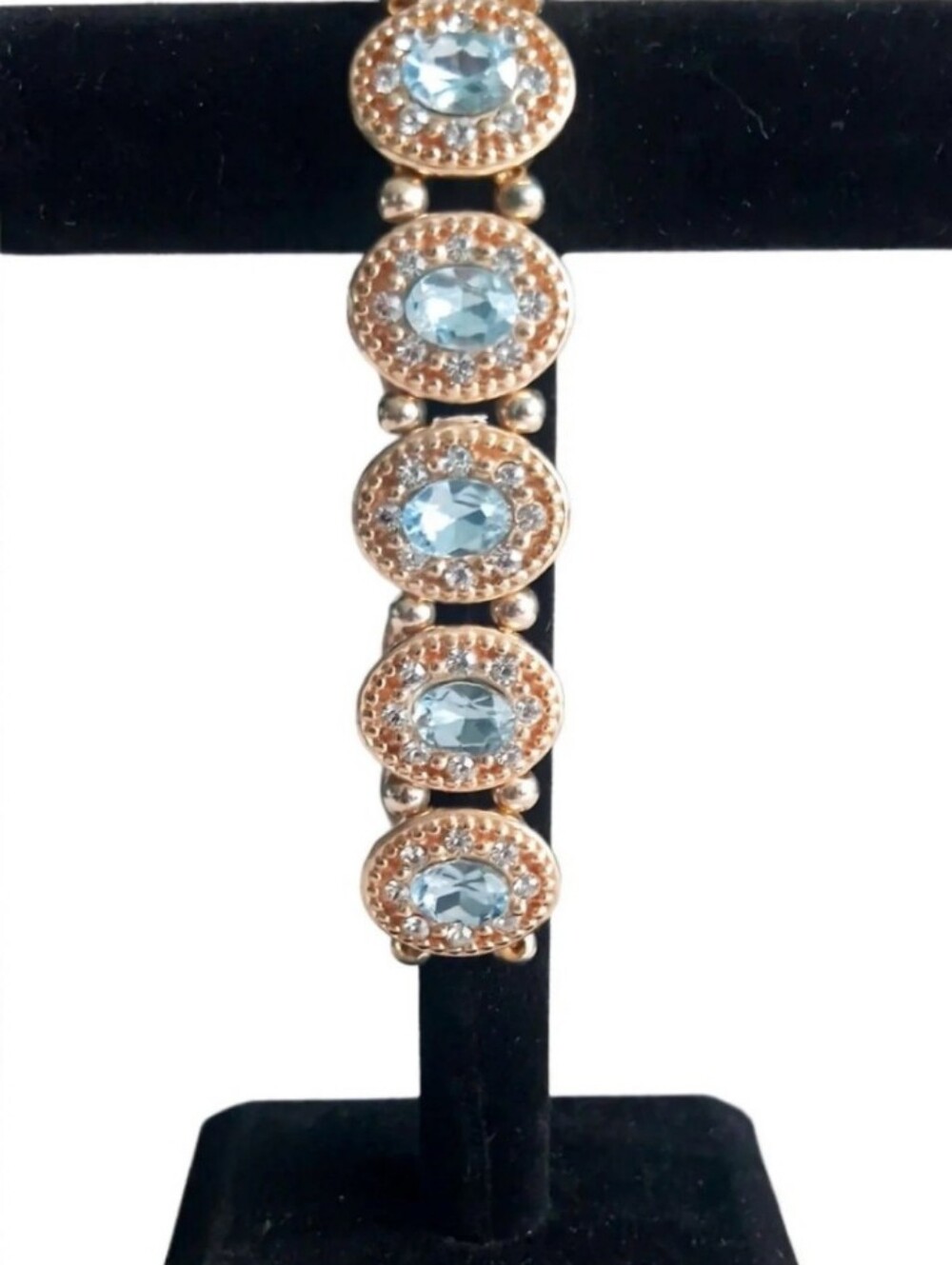 3/$20.  Delicate Silver-Tone Crystal Stretch Bracelet - Women Jewelry